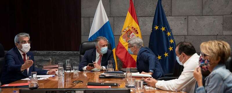 Imagen de la reunión del Consejo de Gobierno de Canarias/TA.
